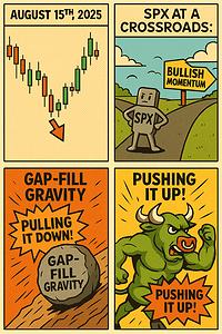 how to trade trade SPX August 15 2025