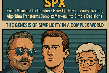 Q as the brilliant architect, G as the executing hero, and Grandma as the sharp-eyed overseer.