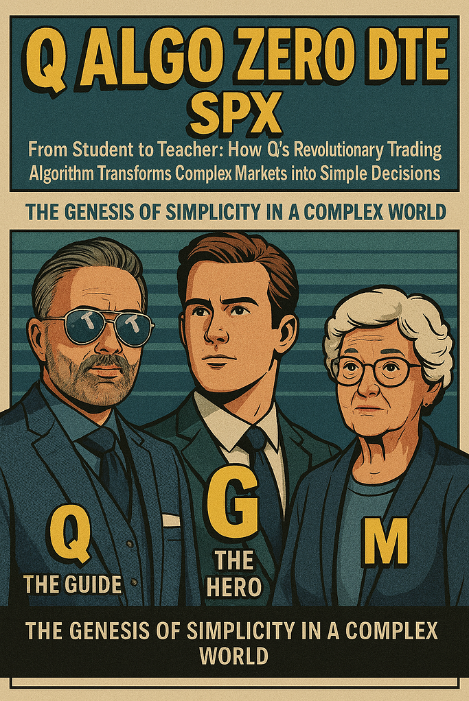Q as the brilliant architect, G as the executing hero, and Grandma as the sharp-eyed overseer.